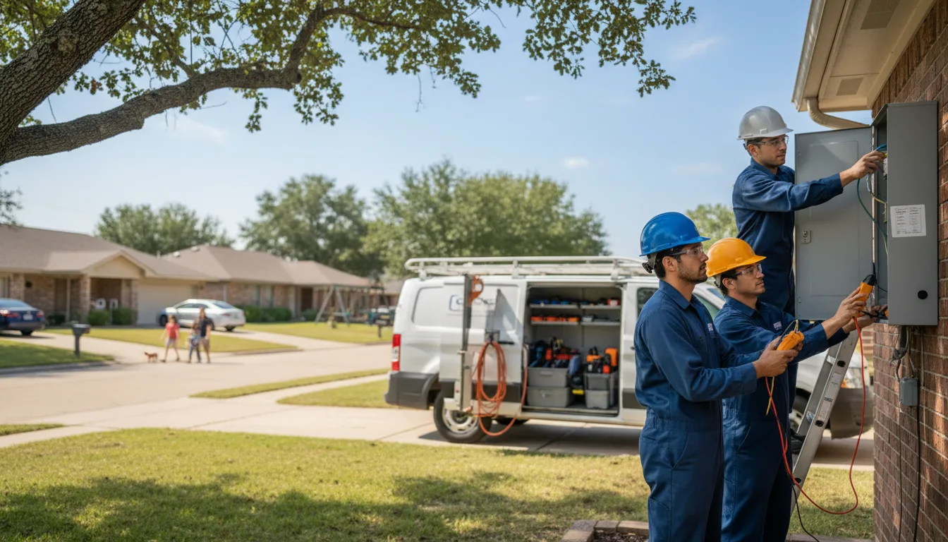 Certified electrician providing emergency electrical services in Palmyra, IL